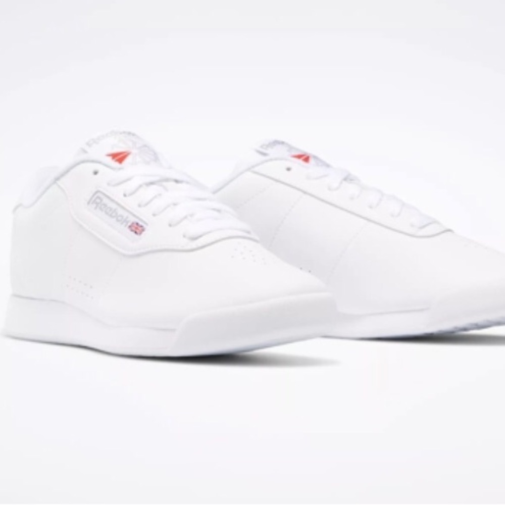 New in Box Reebok Classic Princess Women's white Sneakers Shoes Size 9.5 Wide